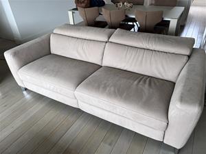 Natuzzi 2x  sofas Textile - Tweedehands