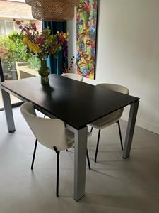 Arco Graphic tafel, uitschuifbaar Wood/Metal - Tweedehands