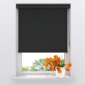 Raamdecoratie.com Rolgordijn Easy Soft - Verduisterend - Black - 210 X 190