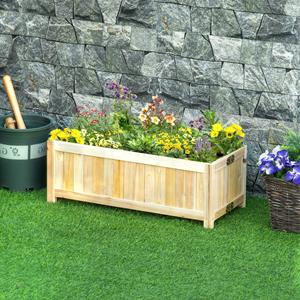 Sunny verhoogd bed, opvouwbare plantenbak, bloembak voor tuin, natuur