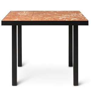 Ferm LIVING-collectie ferm LIVING Café tafel Flod Tiles Teracotta/Black