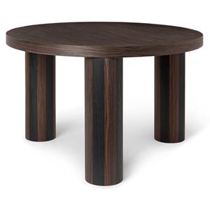 Ferm LIVING-collectie Salontafel Post S - Smoked Oak Lines