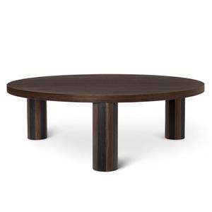 Ferm LIVING-collectie Salontafel Post L - Smoked Oak Lines