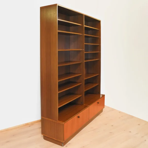 Whoppah Double shelf, walnut, 1960s Wood - Tweedehands