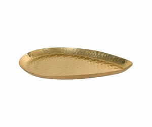 QUVIO Gouden dienblad - Decoratieve tray - Aluminium - Goud