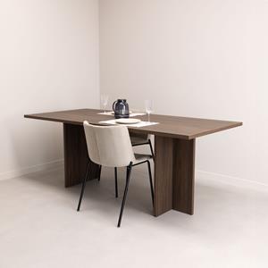 STALUX Eettafel Clay 200 x 90cm - notenhout