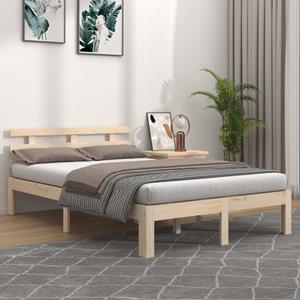 VidaXL Bedframe massief hout 150x200 cm