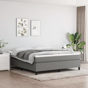 VidaXL Bedframe stof donkergrijs 180x200 cm