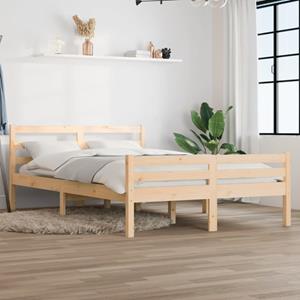 VidaXL Bedframe massief hout 120x190 cm