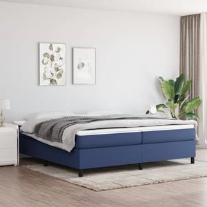 VidaXL Bedframe stof blauw 200x200 cm