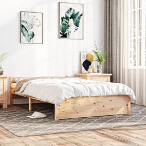 VidaXL Bedframe massief hout 140x200 cm