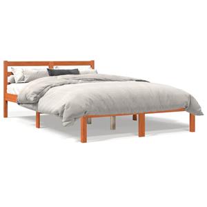 VidaXL Bedframe massief grenenhout wasbruin 120x200 cm