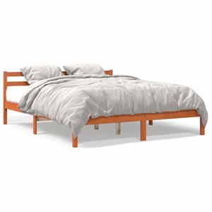 VidaXL Bedframe massief grenenhout wasbruin 180x200 cm