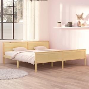 VidaXL Bedframe massief grenenhout 200x200 cm