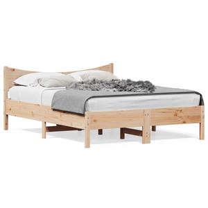 VidaXL Bedframe massief grenenhout 140x200 cm