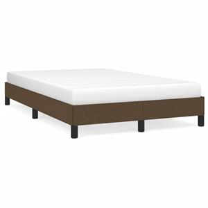 VidaXL Bedframe stof donkerbruin 120x190 cm