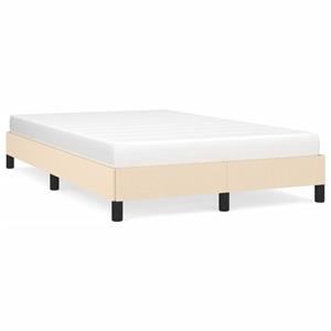 VidaXL Bedframe stof crèmekleurig 120x190 cm