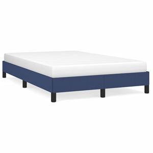 VidaXL Bedframe stof blauw 120x190 cm