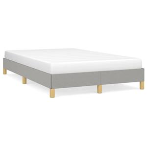 VidaXL Bedframe stof lichtgrijs 120x190 cm