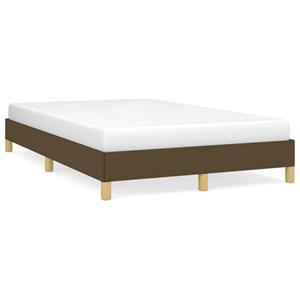 VidaXL Bedframe stof donkerbruin 120x190 cm