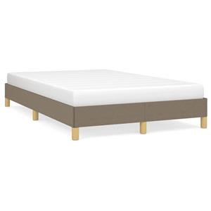 VidaXL Bedframe stof taupe 120x190 cm