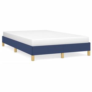 VidaXL Bedframe stof blauw 120x190 cm