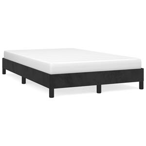 VidaXL Bedframe fluweel zwart 120x190 cm