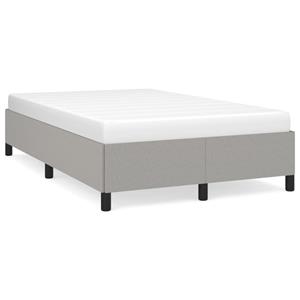 VidaXL Bedframe stof lichtgrijs 120x190 cm