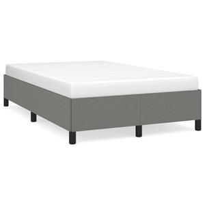 VidaXL Bedframe stof donkergrijs 120x190 cm