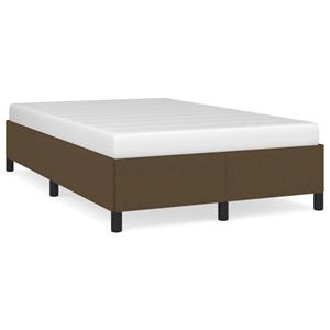 VidaXL Bedframe stof donkerbruin 120x190 cm