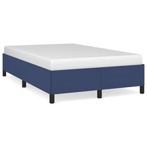 VidaXL Bedframe stof blauw 120x190 cm