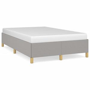 VidaXL Bedframe stof lichtgrijs 120x190 cm