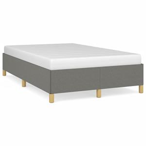 VidaXL Bedframe stof donkergrijs 120x190 cm