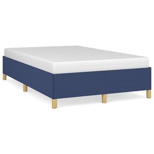 VidaXL Bedframe stof blauw 120x190 cm