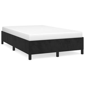 VidaXL Bedframe fluweel donkergrijs 120x190 cm