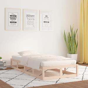 VidaXL Bedframe massief hout 90x200 cm