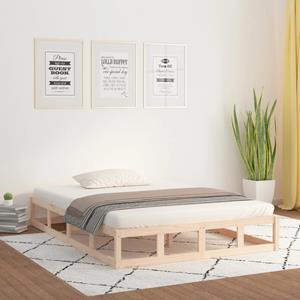 VidaXL Bedframe massief hout 120x200 cm