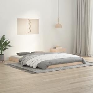 VidaXL Bedframe massief grenenhout 140x200 cm