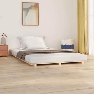 VidaXL Bedframe massief grenenhout 120x200 cm