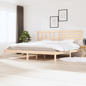 VidaXL Bedframe massief grenenhout 180x200 cm