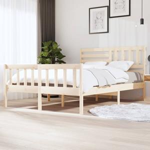 VidaXL Bedframe massief hout 140x200 cm