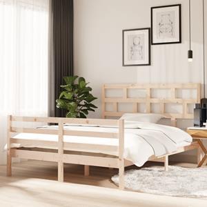 VidaXL Bedframe massief hout 150x200 cm