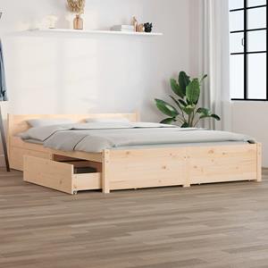 VidaXL Bedframe met lades 150x200 cm