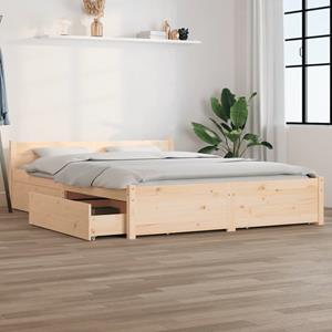 VidaXL Bedframe met lades 160x200 cm