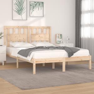 VidaXL Bedframe massief grenenhout 160x200 cm