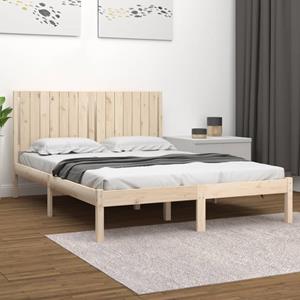 VidaXL Bedframe massief grenenhout 160x200 cm