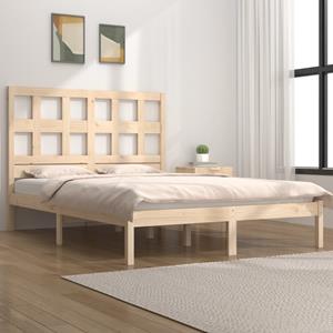 VidaXL Bedframe massief grenenhout 160x200 cm