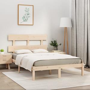 VidaXL Bedframe massief hout 200x200 cm