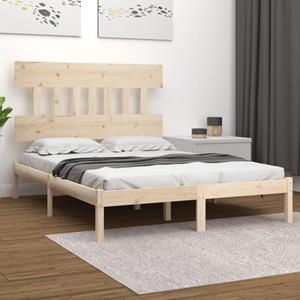 VidaXL Bedframe massief hout 120x190 cm