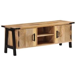 VidaXL Tv-meubel 110x35x40 cm massief mangohout